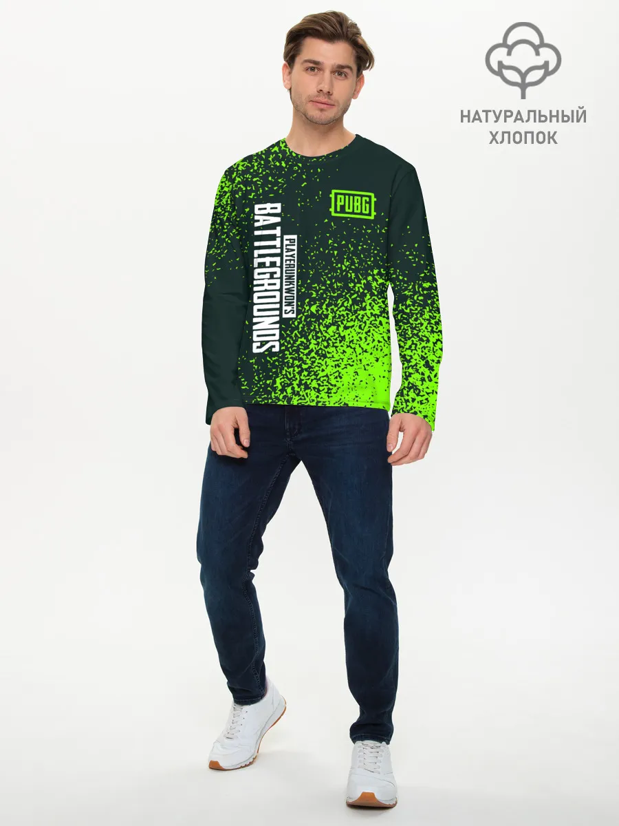 Мужской лонгслив базовый / PUBG / ПАБГ