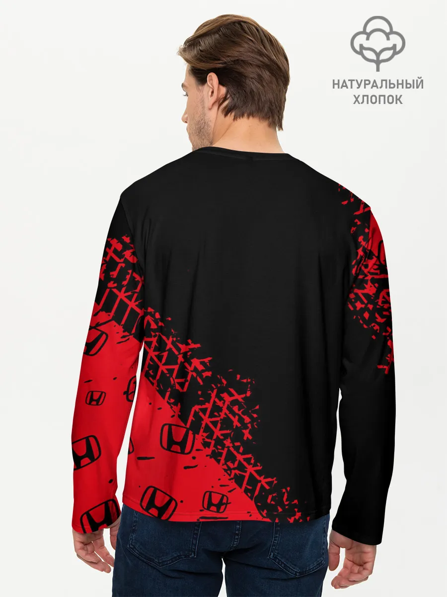 Мужской лонгслив базовый / HONDA / ХОНДА