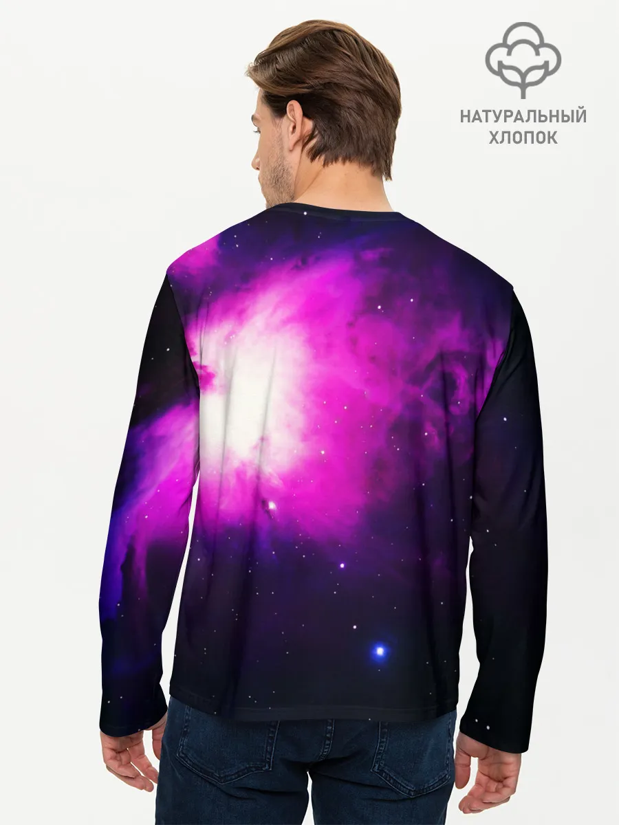 Мужской лонгслив базовый / Space