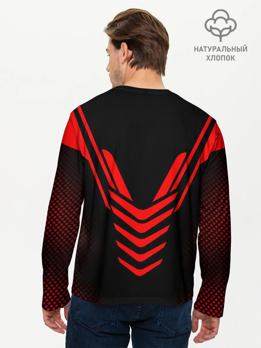Мужской лонгслив базовый / Экзоскелет СССР