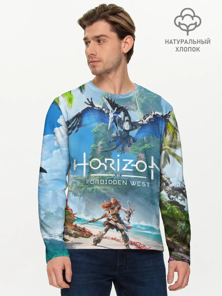 Мужской лонгслив базовый / Horizon Forbidden West