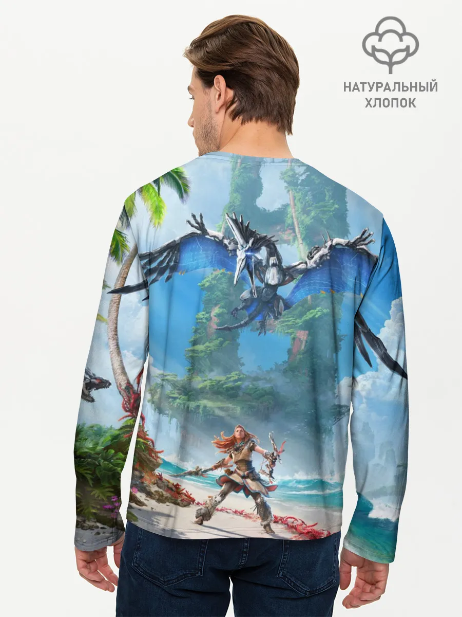 Мужской лонгслив базовый / Horizon Forbidden West