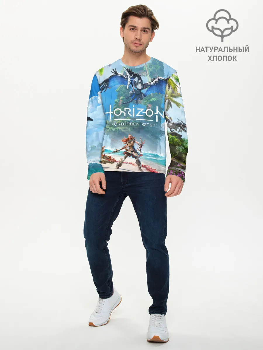 Мужской лонгслив базовый / Horizon Forbidden West