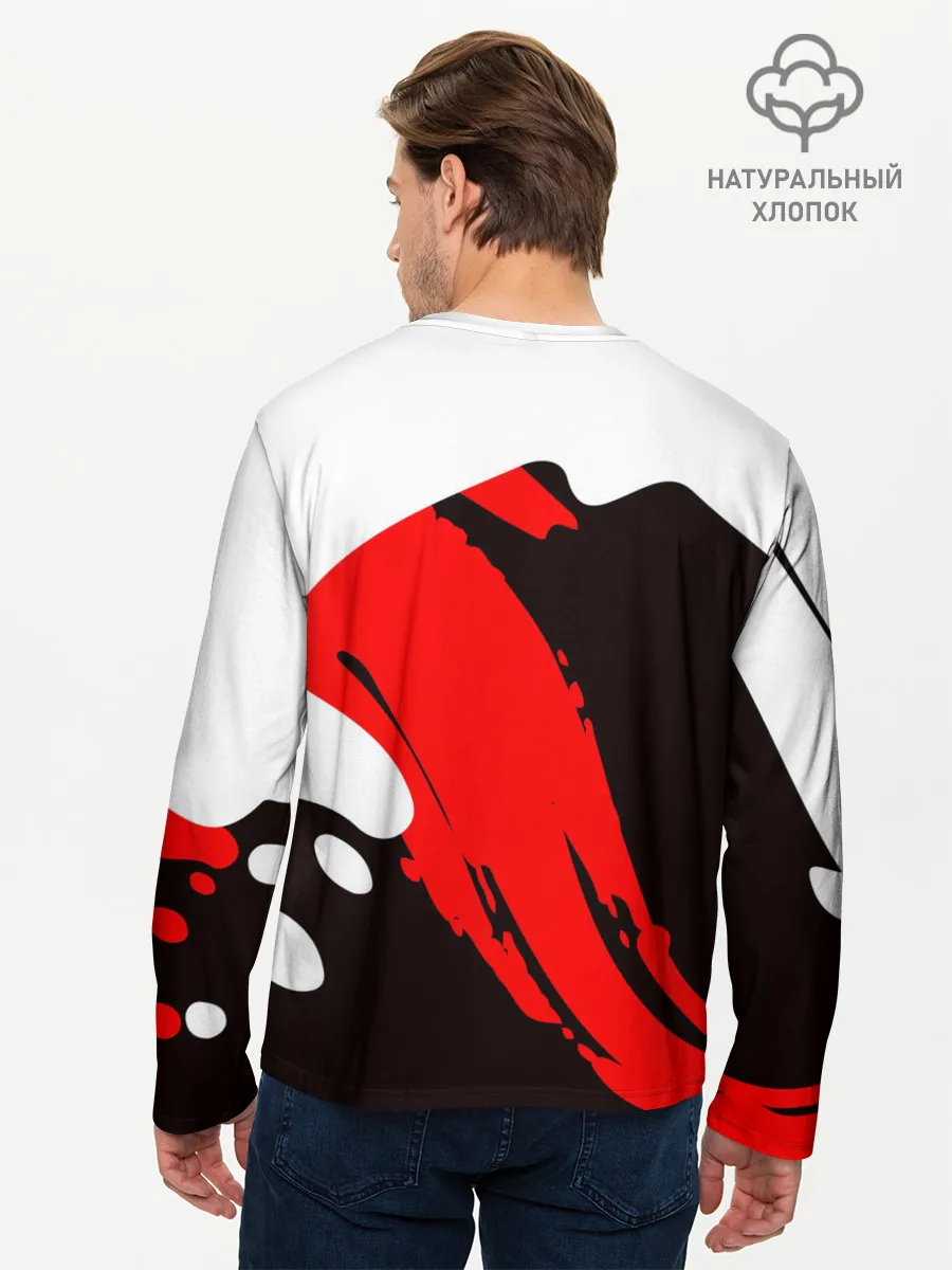 Мужской лонгслив базовый / Приключения ДжоДжо