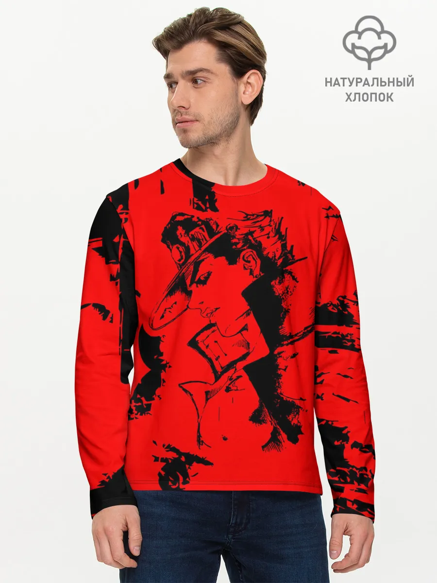 Мужской лонгслив базовый / JoJo Bizarre Adventure