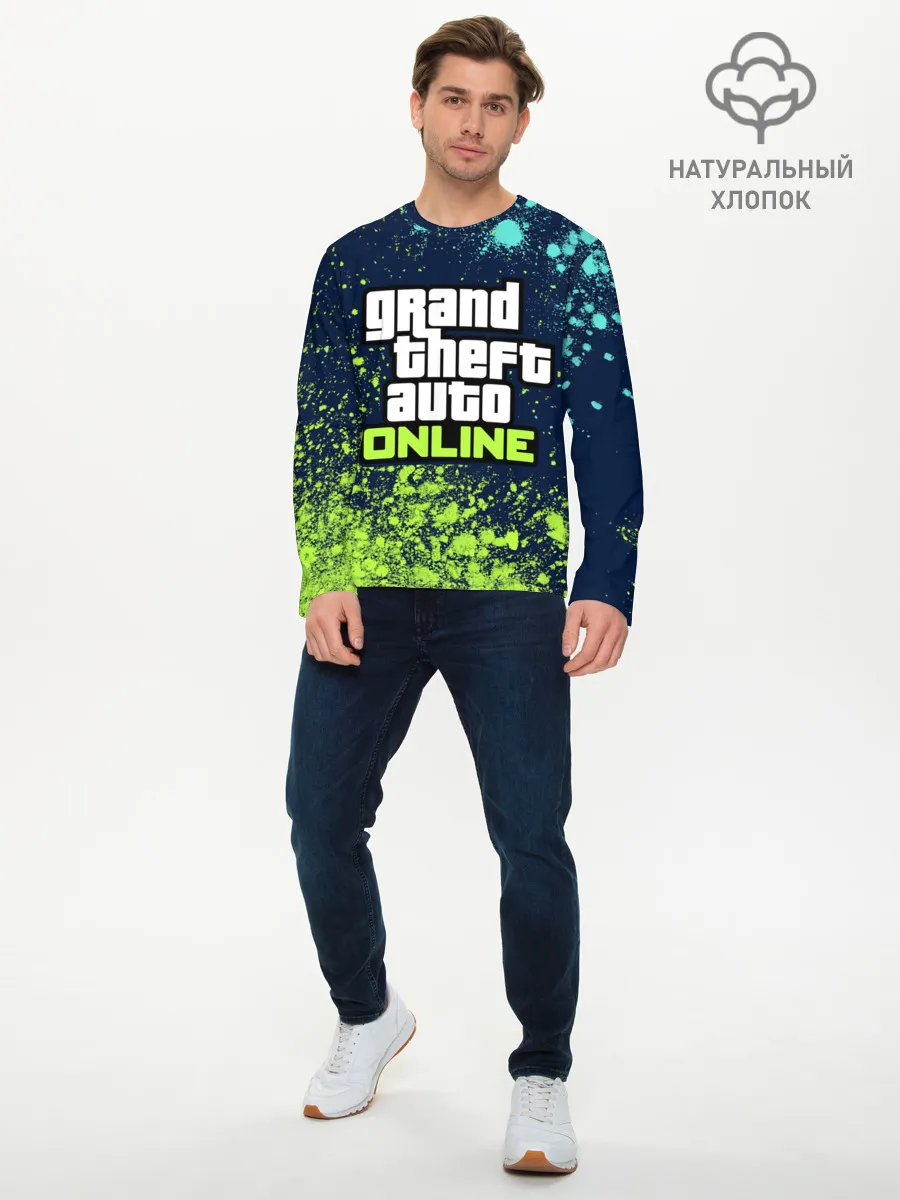 Мужской лонгслив базовый / GTA ONLINE / ГТА ОНЛАЙН