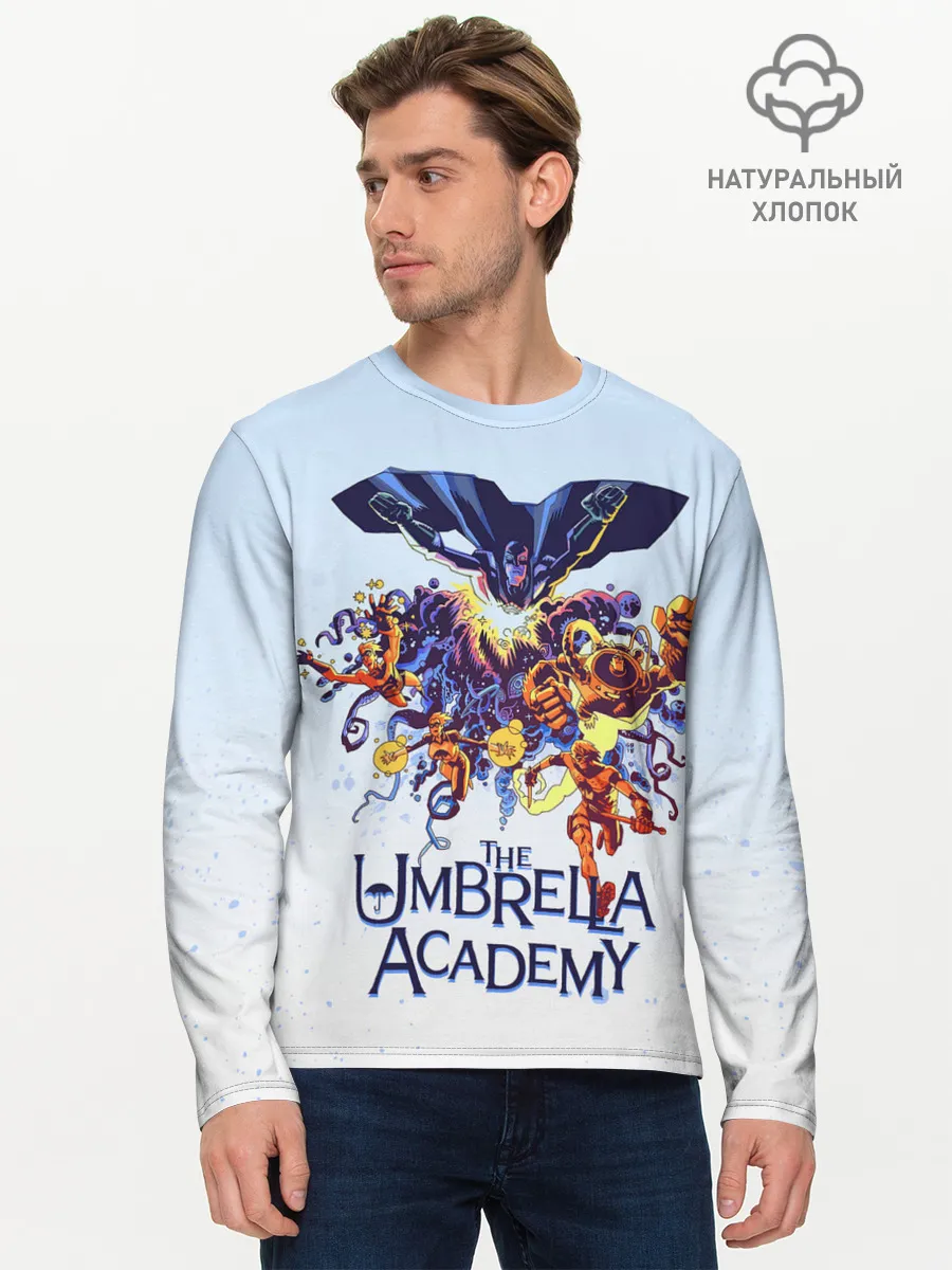 Мужской лонгслив базовый / Академия Амбрелла