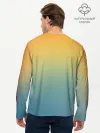 Мужской лонгслив базовый / Мягкий летний градиент