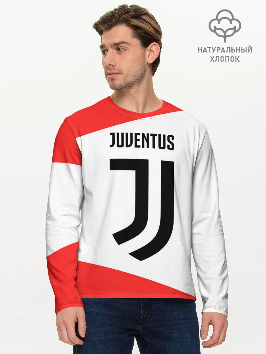 Мужской лонгслив базовый / JUVENTUS / ЮВЕНТУС