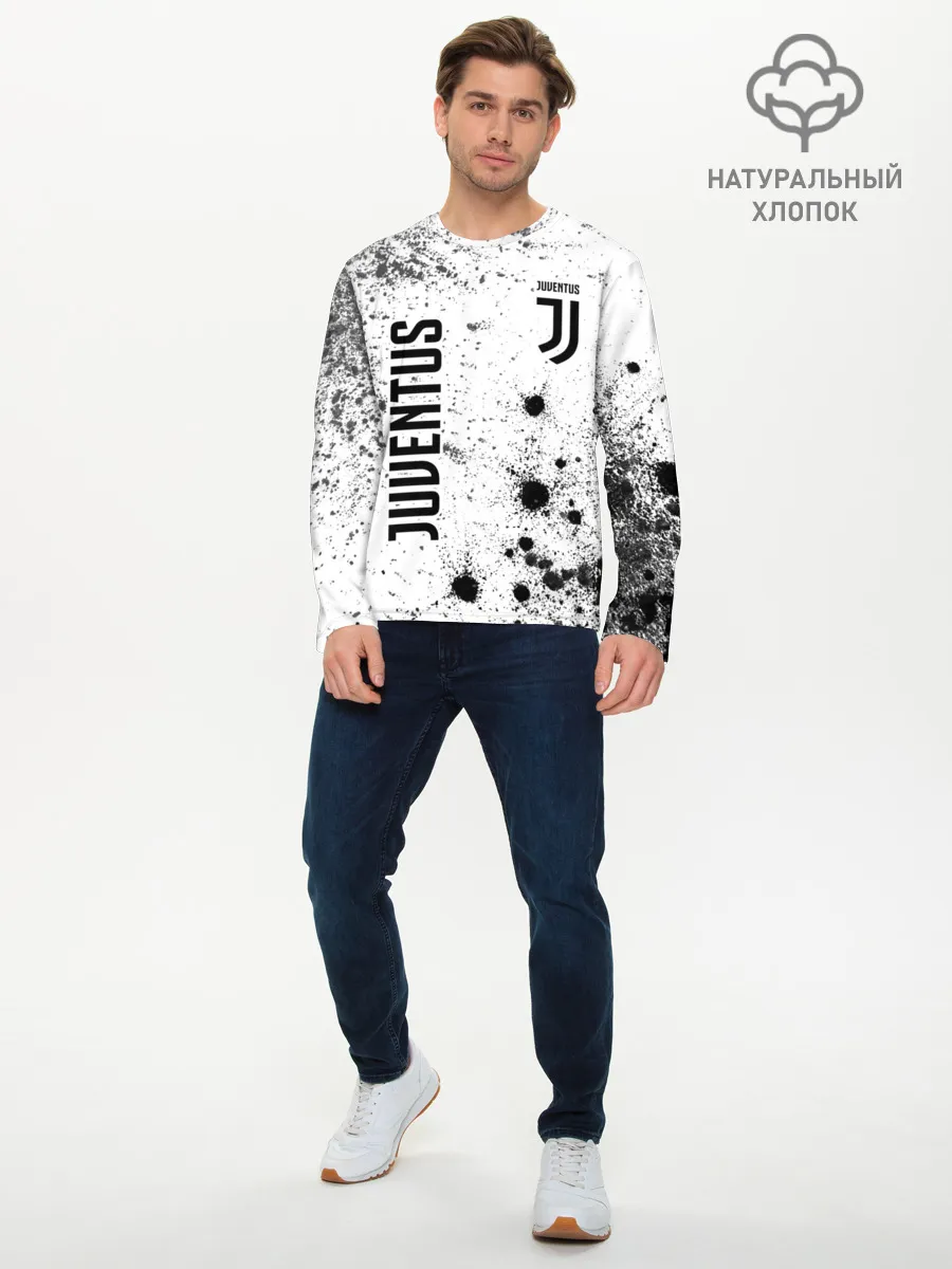 Мужской лонгслив базовый / JUVENTUS / ЮВЕНТУС