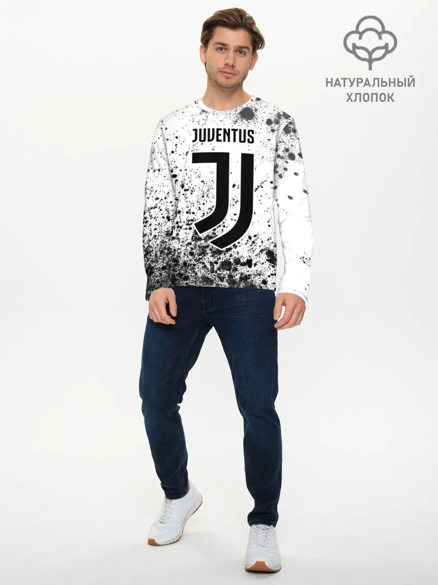 Мужской лонгслив базовый / JUVENTUS / ЮВЕНТУС
