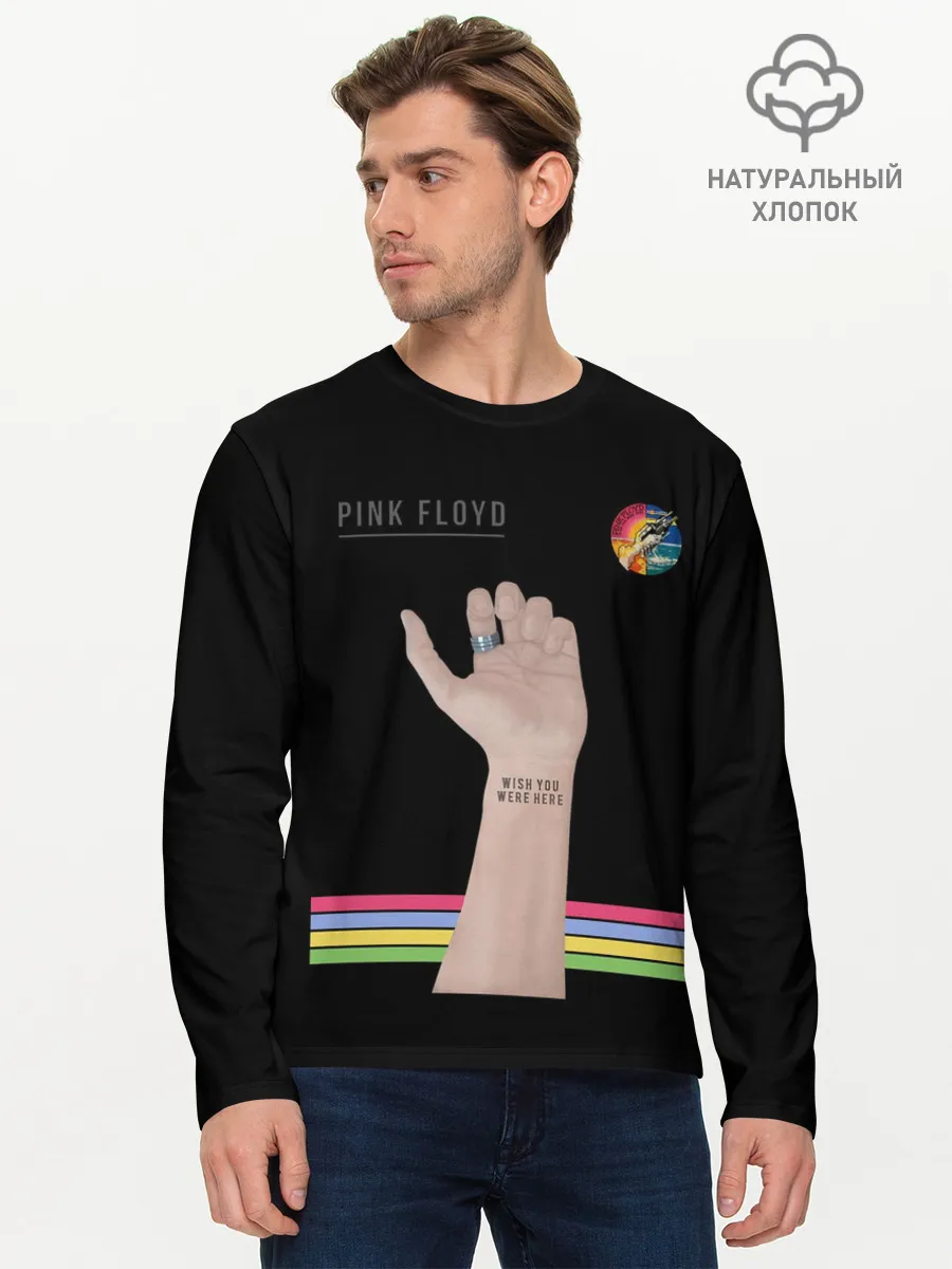 Мужской лонгслив базовый / PINK FLOYD
