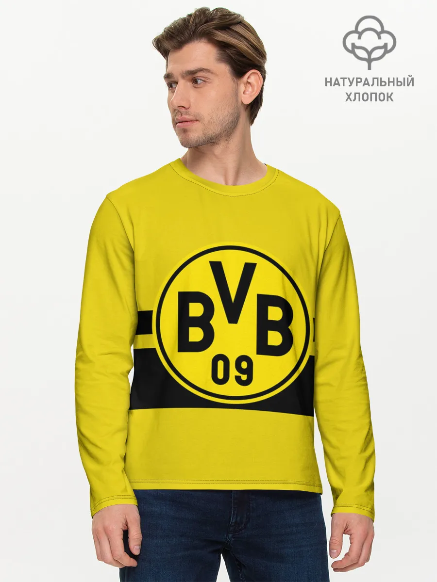 Мужской лонгслив базовый / BORUSSIA DORTMUND