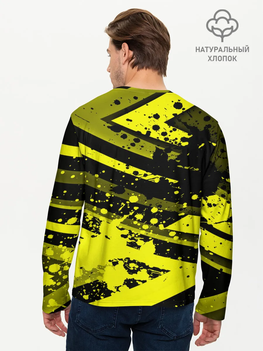 Мужской лонгслив базовый / Borussia Dortmund