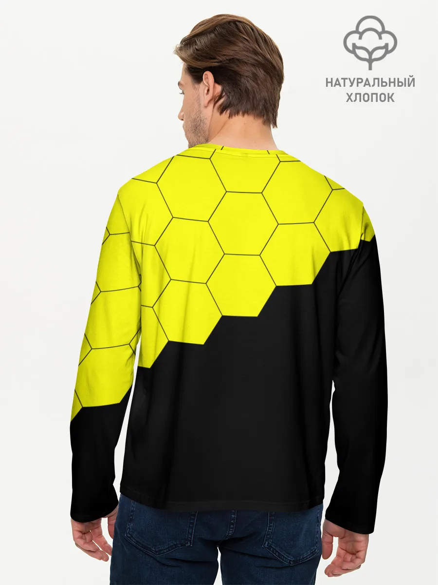 Мужской лонгслив базовый / Borussia Dortmund