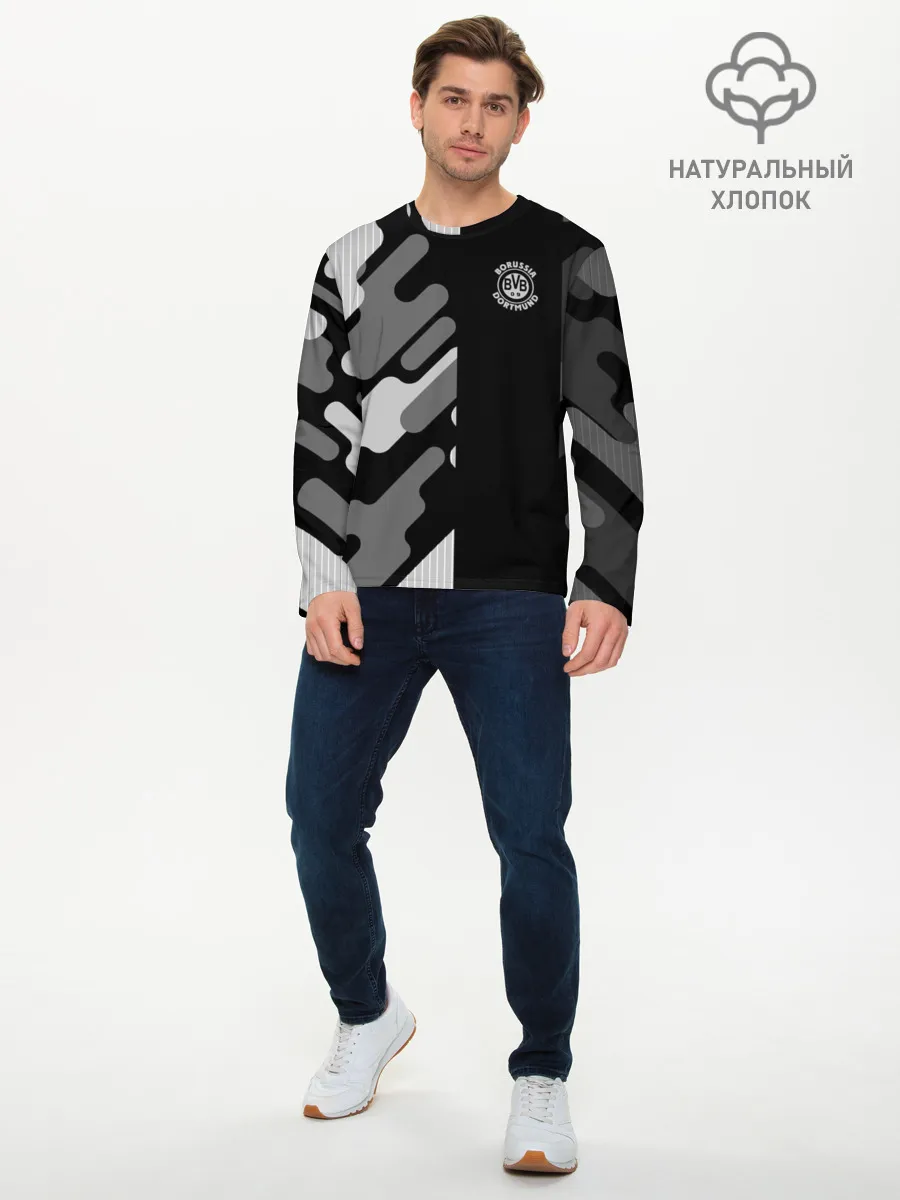 Мужской лонгслив базовый / FC Borussia