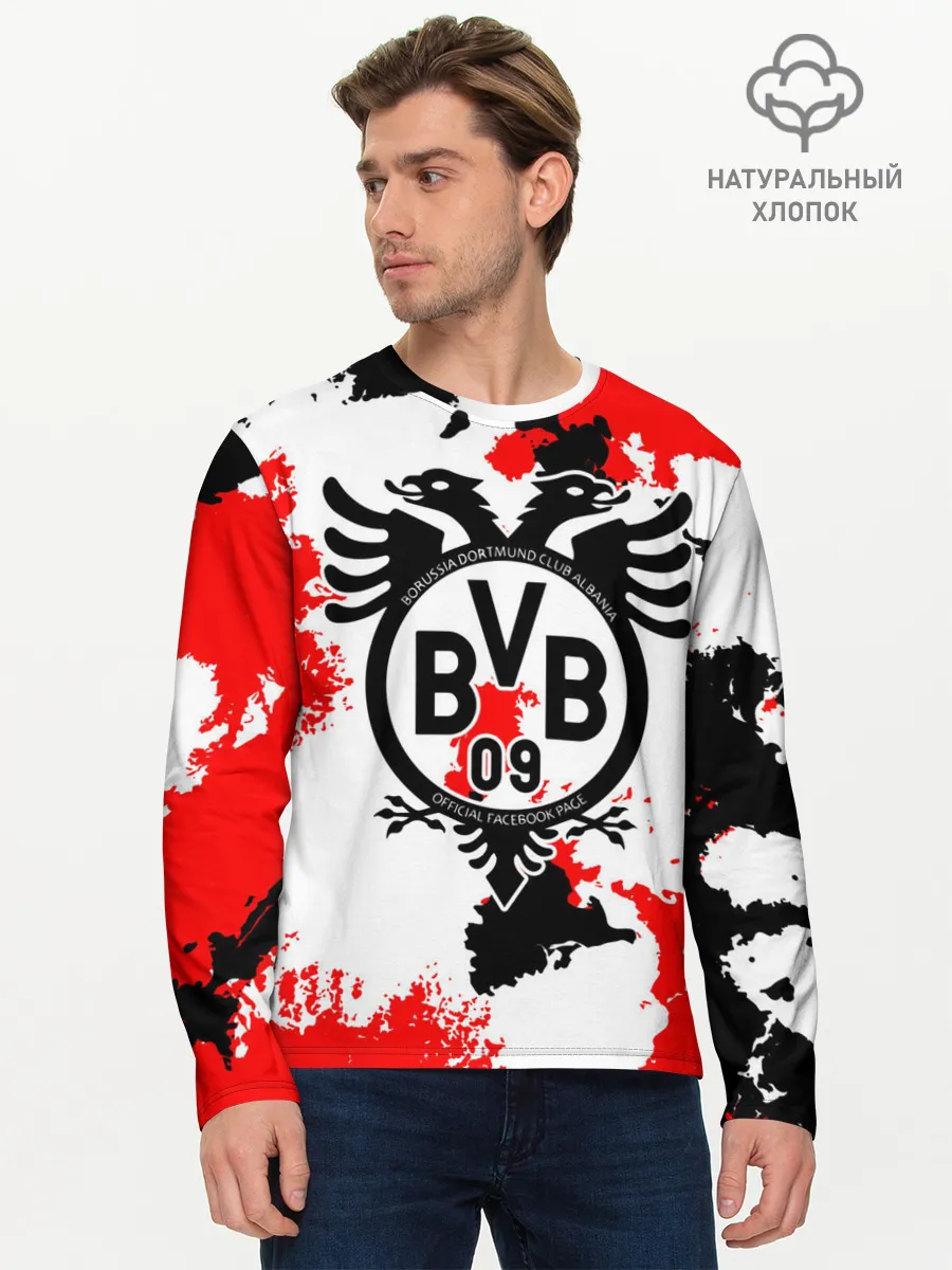 Мужской лонгслив базовый / FC Borussia