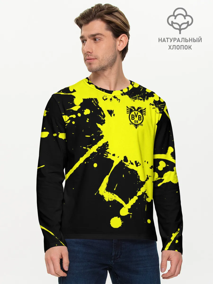 Мужской лонгслив базовый / FC Borussia
