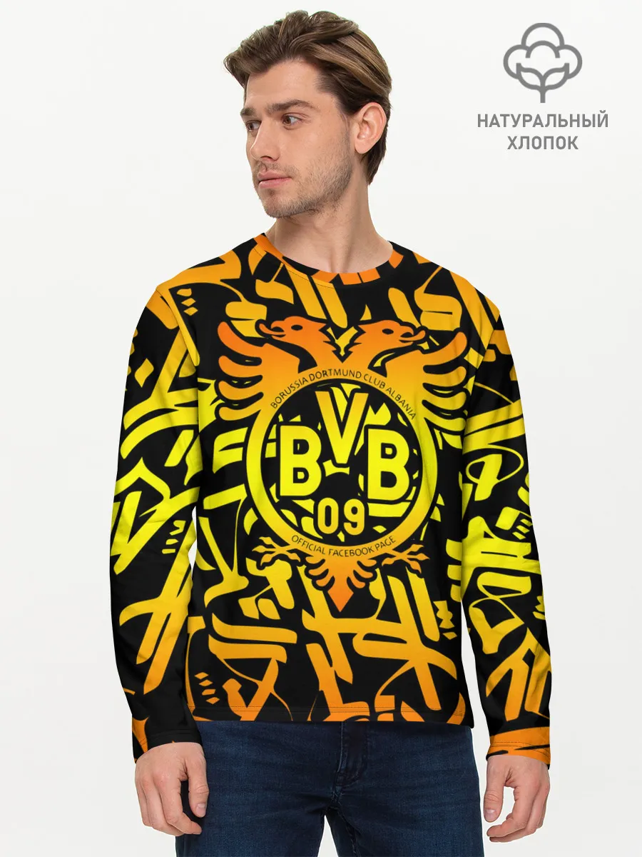 Мужской лонгслив базовый / FC Borussia