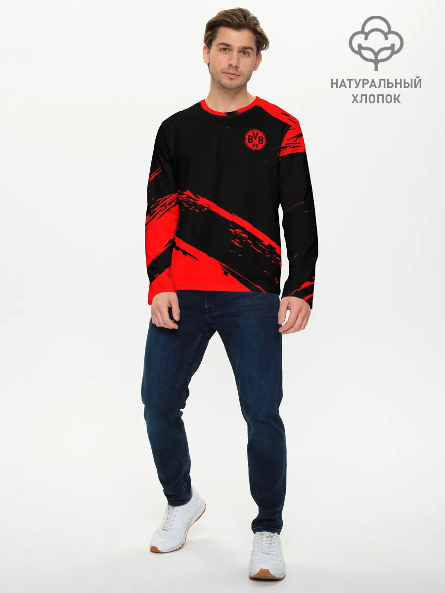 Мужской лонгслив базовый / FC Borussia