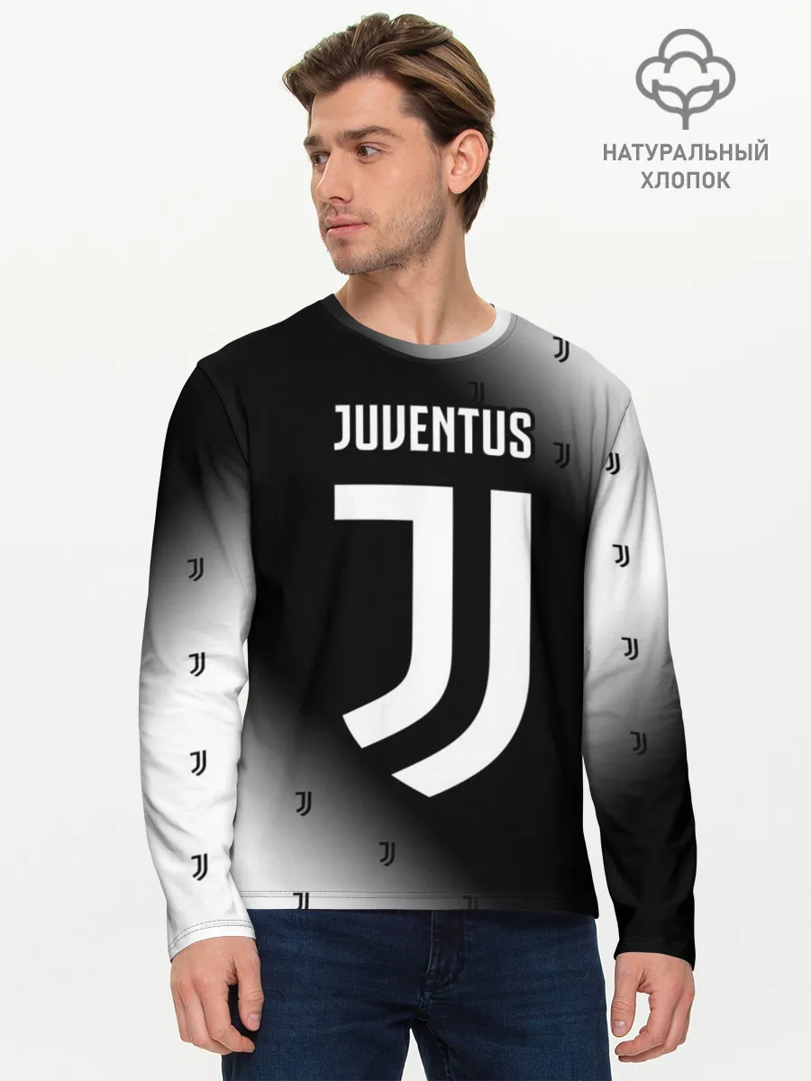Мужской лонгслив базовый / JUVENTUS / ЮВЕНТУС