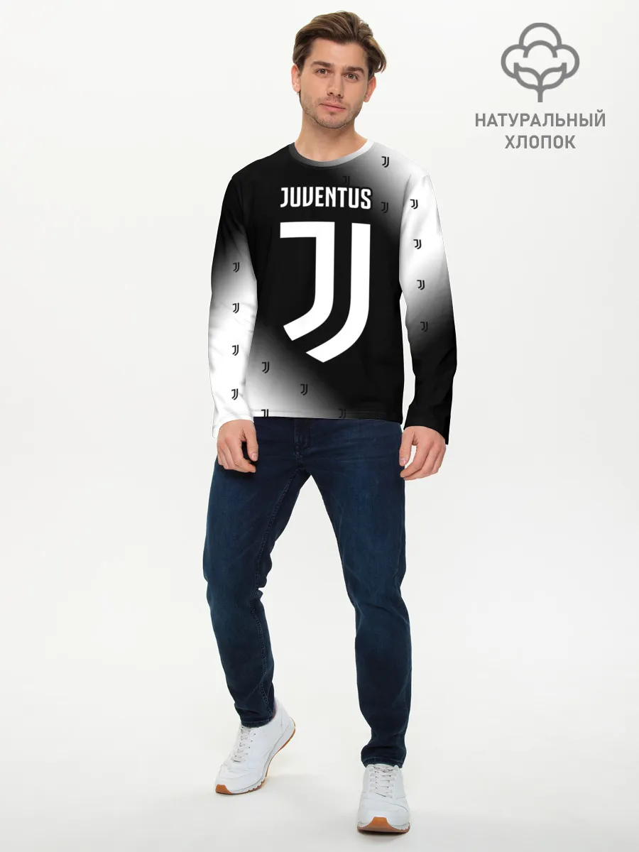 Мужской лонгслив базовый / JUVENTUS / ЮВЕНТУС