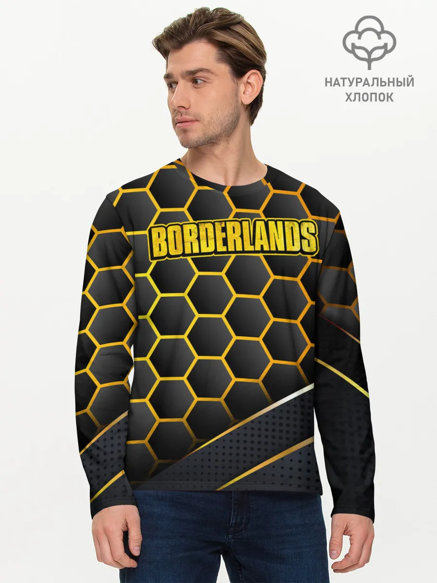 Мужской лонгслив базовый / Borderlands