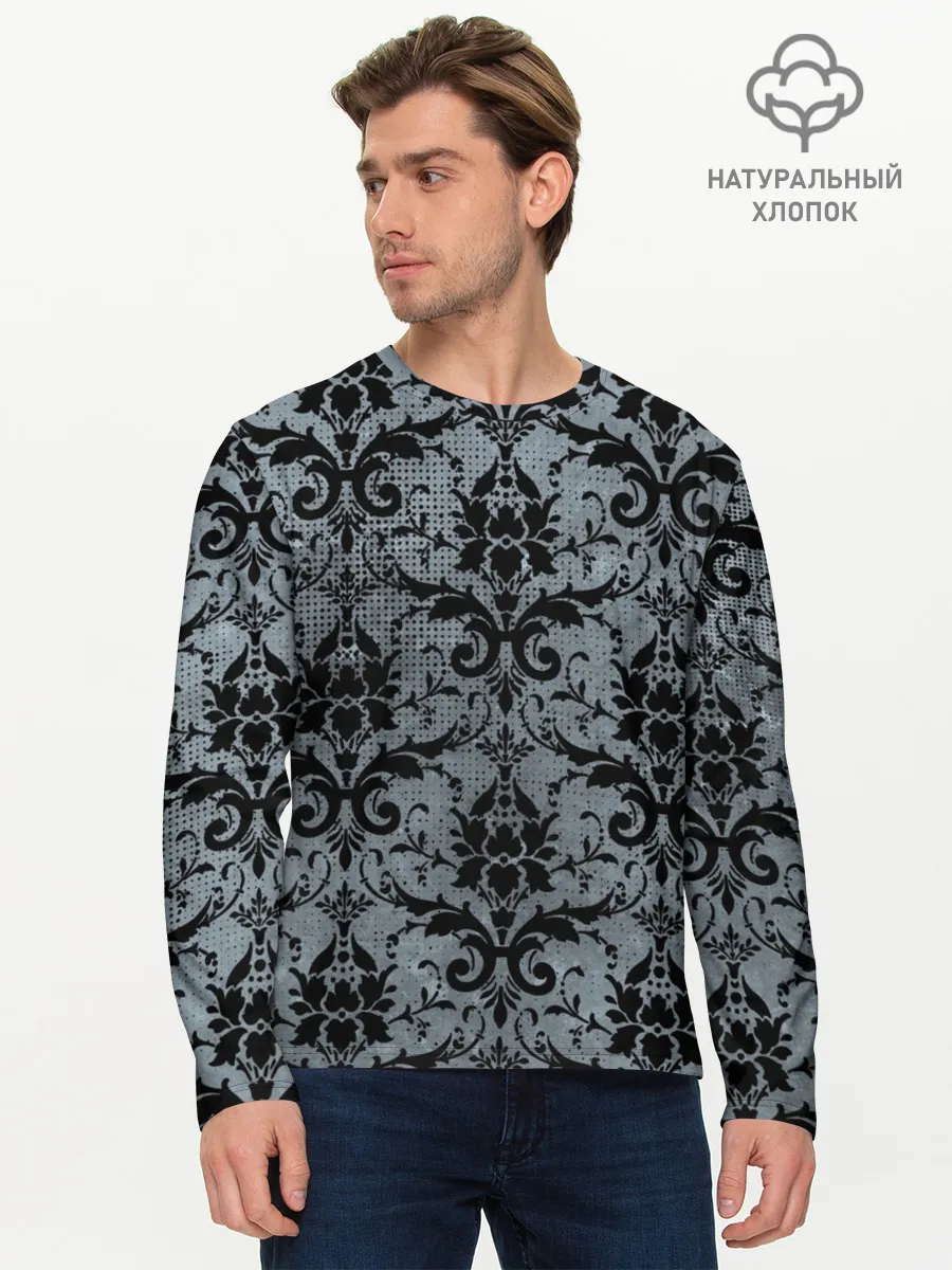 Мужской лонгслив базовый / Винтаж