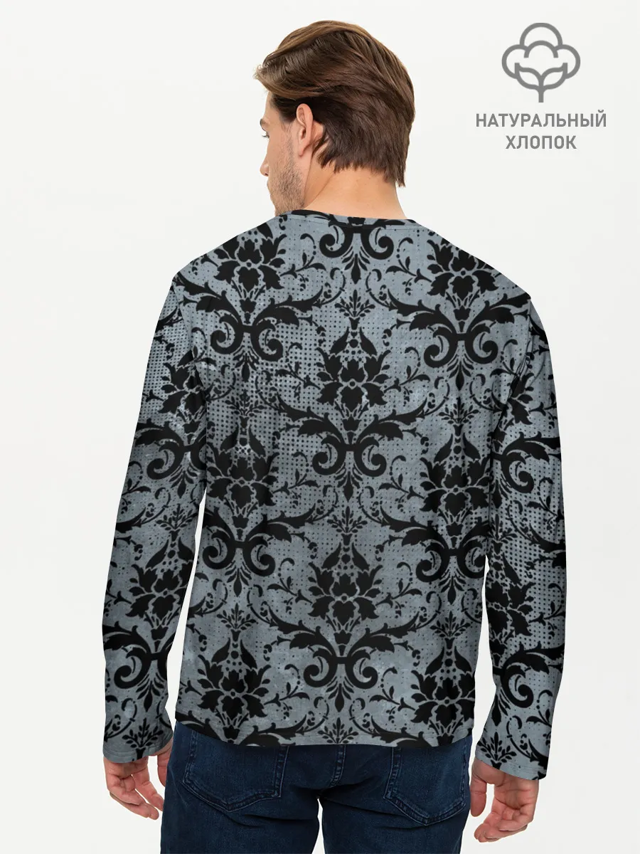 Мужской лонгслив базовый / Винтаж