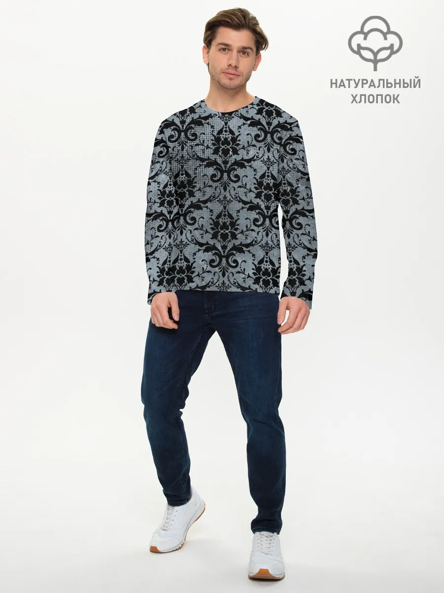 Мужской лонгслив базовый / Винтаж