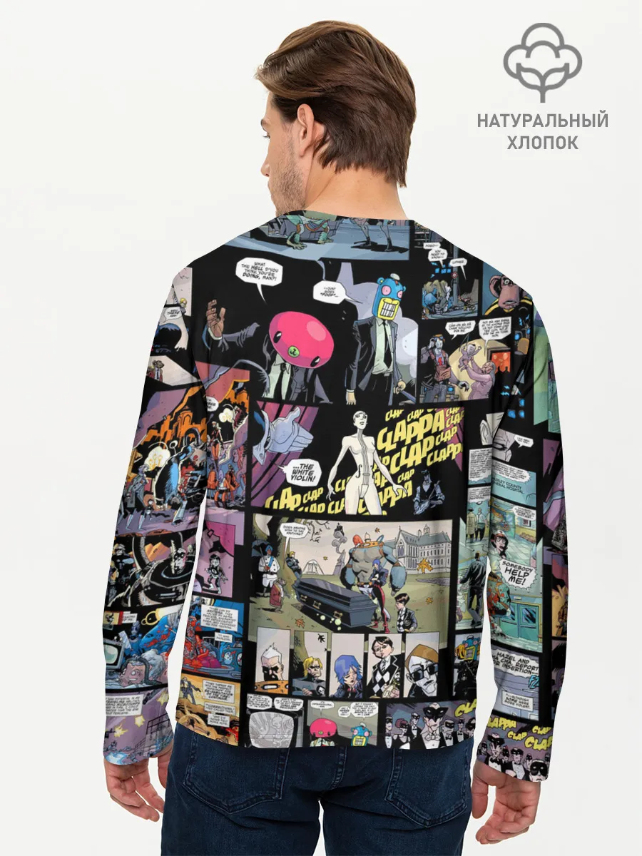 Мужской лонгслив базовый / Академия Амбрелла