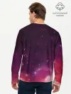 Мужской лонгслив базовый / Космическая вспышка