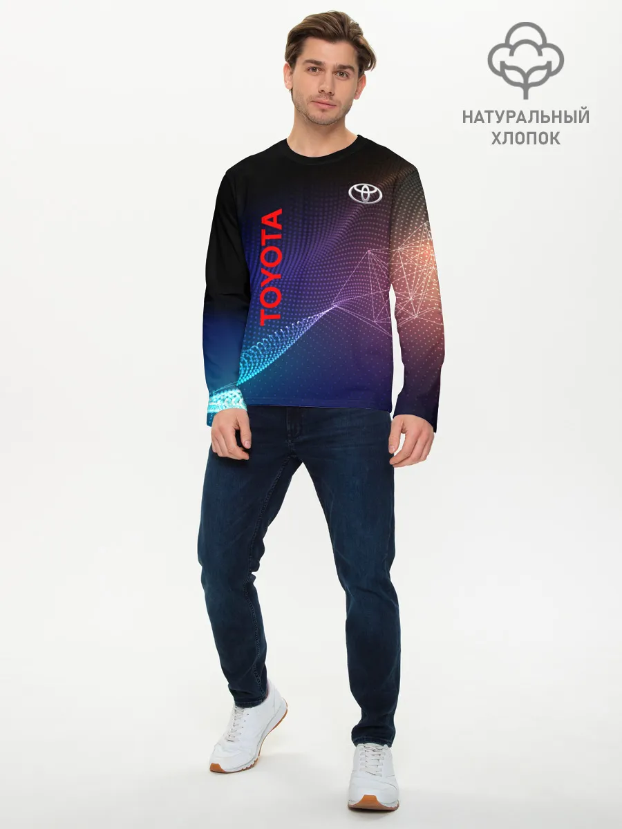 Мужской лонгслив базовый / TOYOTA