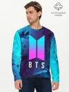 Мужской лонгслив базовый / BTS / БТС