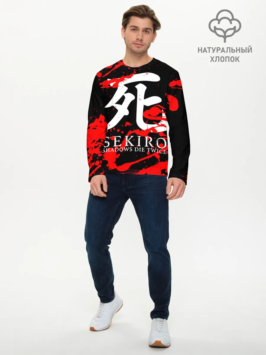 Мужской лонгслив базовый / Sekiro: Shadows Die Twice 4