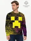 Мужской лонгслив базовый / MINECRAFT / МАЙНКРАФТ