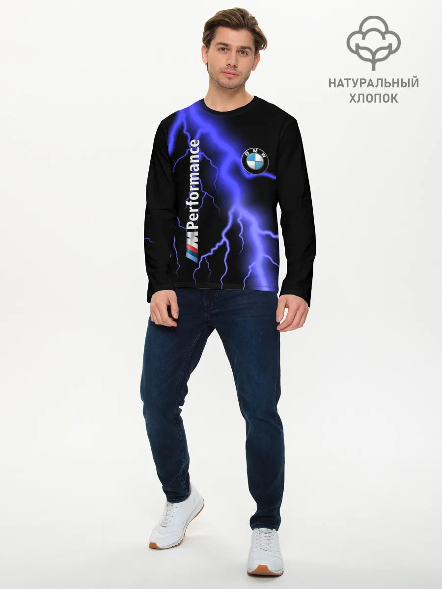 Мужской лонгслив базовый / BMW