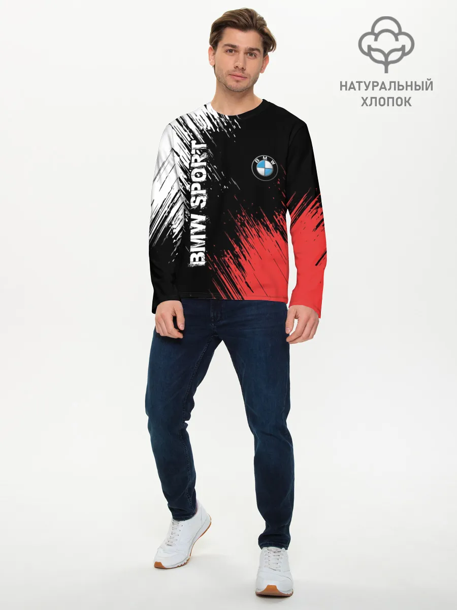 Мужской лонгслив базовый / BMW