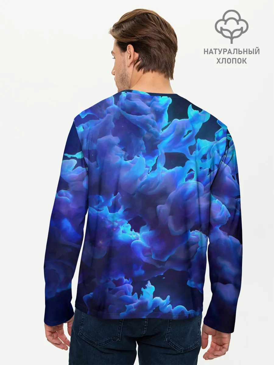 Мужской лонгслив базовый / Vaporwave