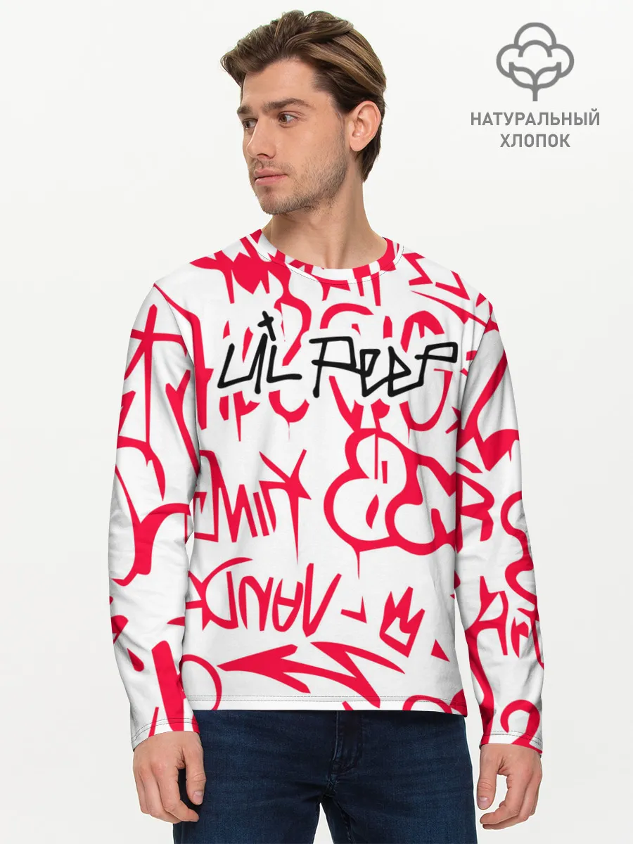 Мужской лонгслив базовый / Lil Peep