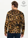 Мужской лонгслив базовый / Леопард
