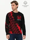 Мужской лонгслив базовый / HONDA / ХОНДА