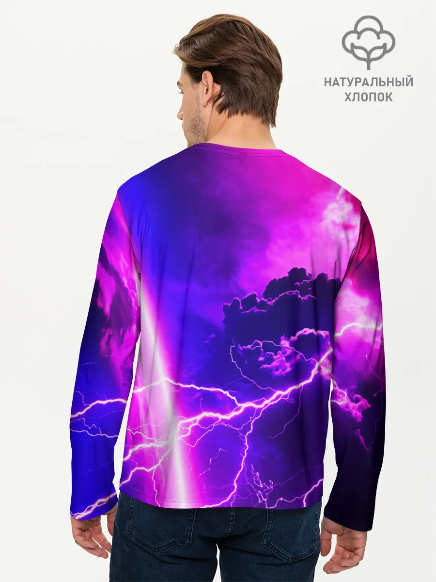 Мужской лонгслив базовый / Гроза