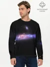 Мужской лонгслив базовый / Скопление звезд