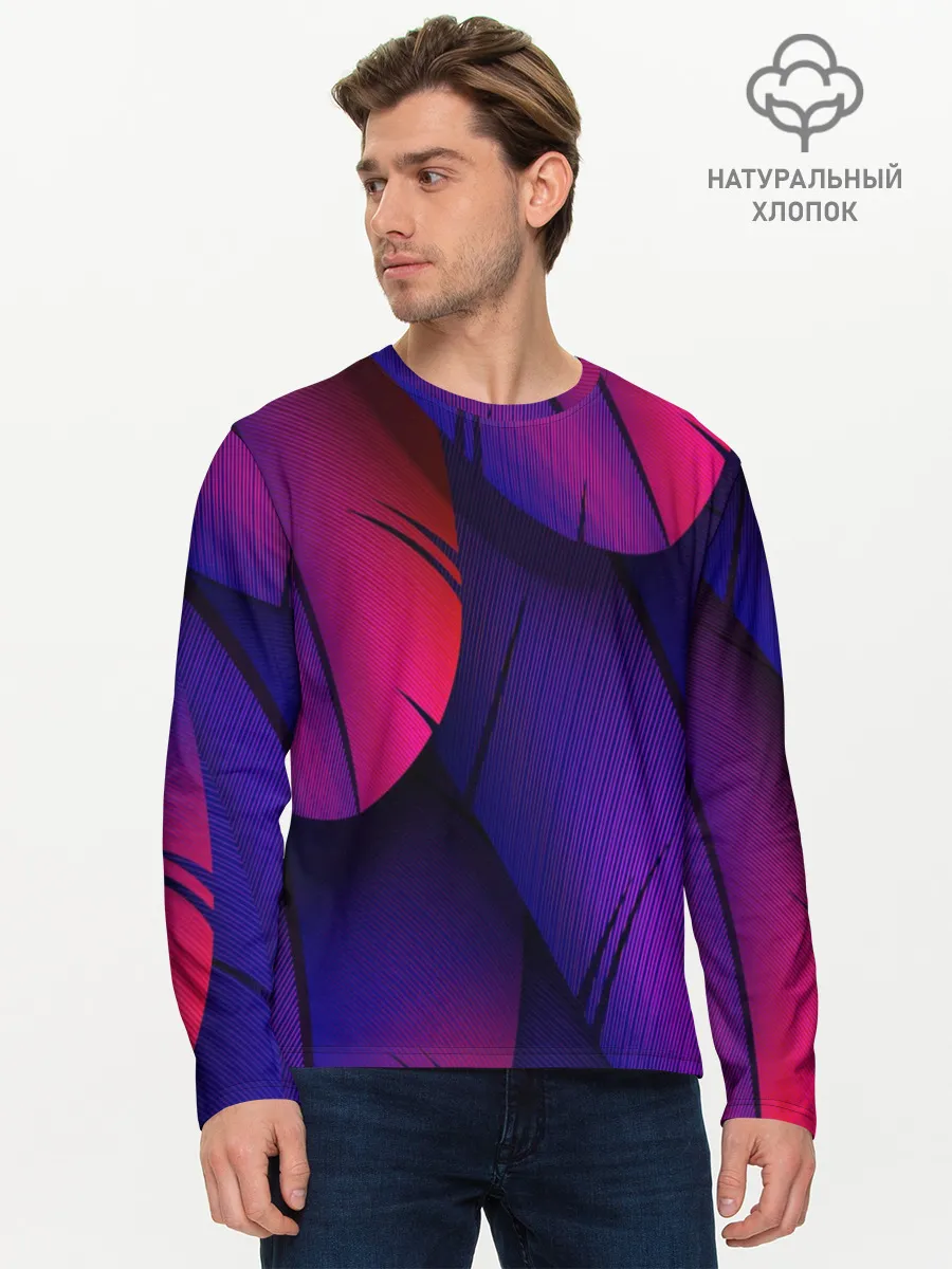 Мужской лонгслив базовый / Tropics