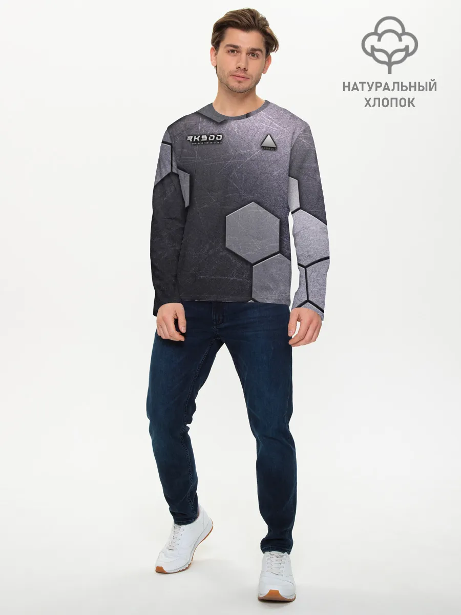 Мужской лонгслив базовый / Android RK900