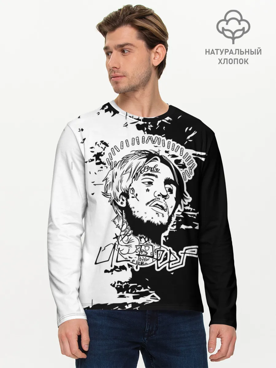 Мужской лонгслив базовый / Lil Peep