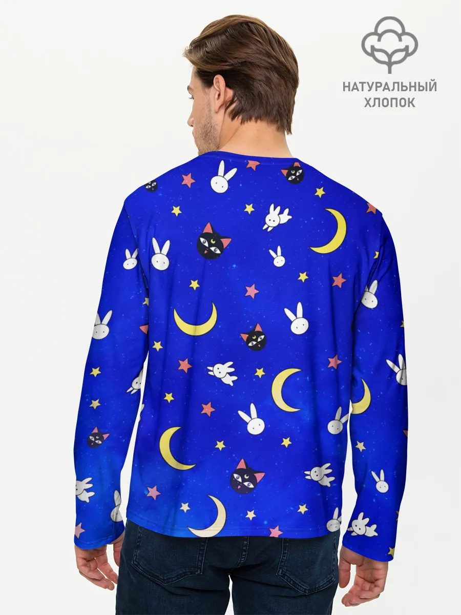 Мужской лонгслив базовый / Sailor Moon