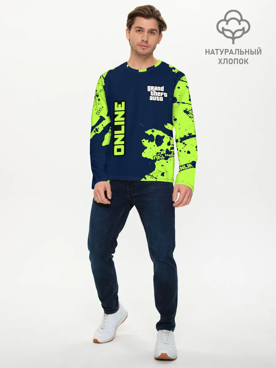 Мужской лонгслив базовый / GTA ONLINE / ГТА ОНЛАЙН