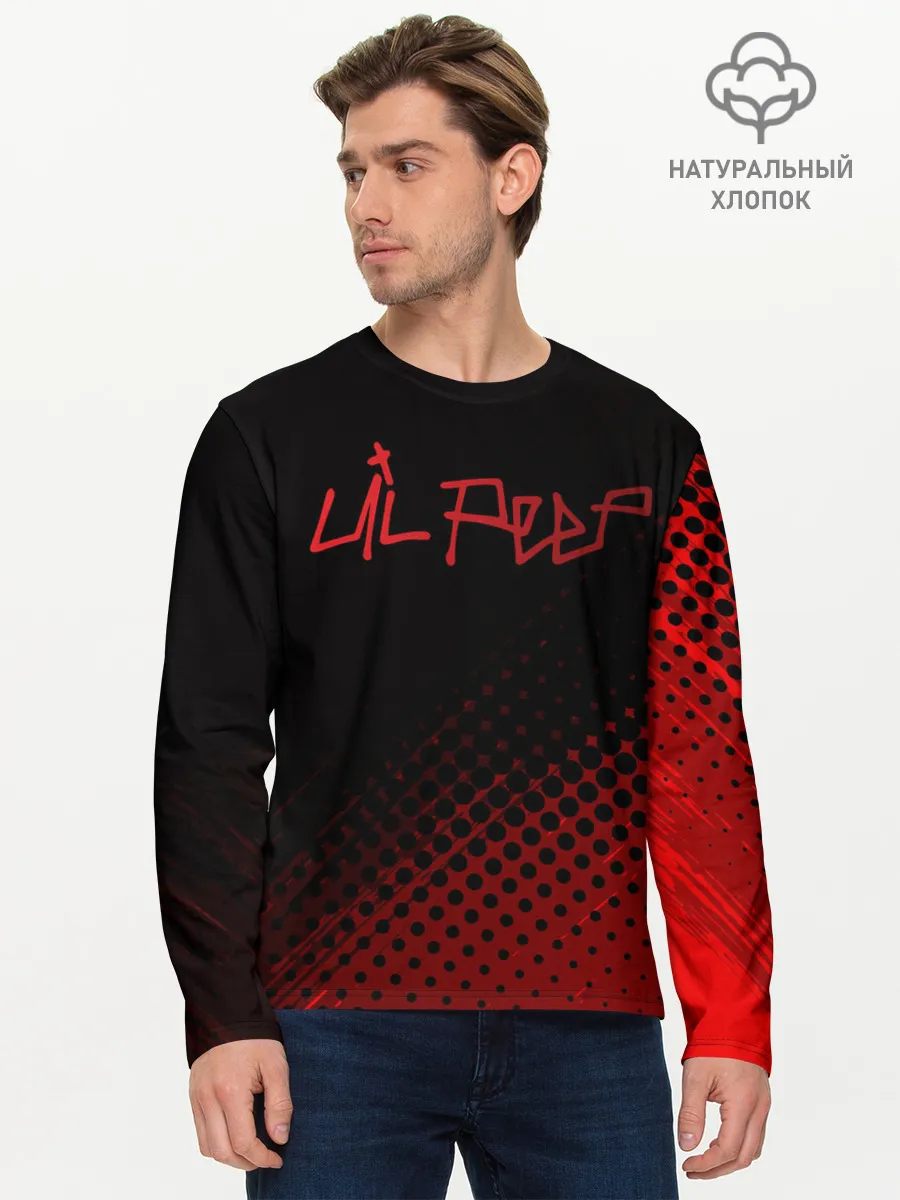 Мужской лонгслив базовый / Lil Peep